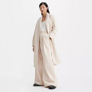 Levi's PLEATED TROUSER SOFT ECRU NWT 27Wx30L